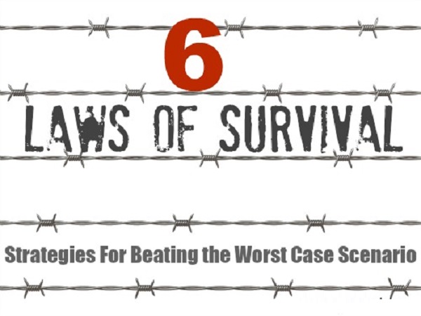 Our Underlying Goal In A SHTF Scenario Is Ultimately to Stay Alive And Live Without Exposure To Risks: The Six Laws Of Survival (Read This. Memorize This. Apply This. One Day, You Will Need It.)